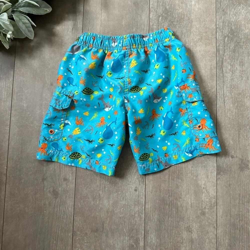 Mountain Warehouse Toddler Boy’s Ocean Adventure Blue Vibrant Swim Trunks